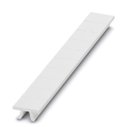 Phoenix Contact Zack Marker Strip; ZB 9:UNBEDRUCKT; for CMS-P1 PLOTTER; PLOTMARK; 10-Section; 9mm Width; White